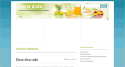 Desktop Screenshot of hacerdieta.com